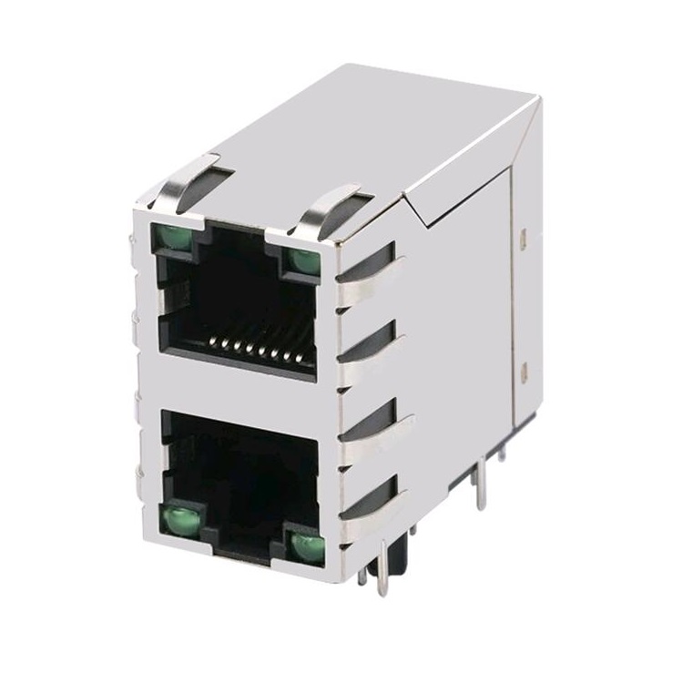 0845-2G1T-H5-F 100Base-T Ethernet-aansluiting 14-pins magnetische RJ45-connector 2X1