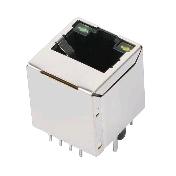74984104401 Single Port 10/100 BASE-TX Filtered 180° RJ45 Connector With PoE Featured Image