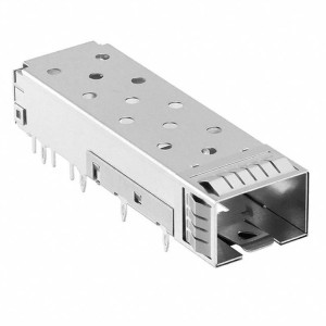 1×1 带金属通孔 – 焊接 EMI 弹簧 0.25mm 厚度压接 – 适合 SFP+ 笼式连接器