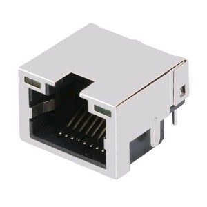 2041307-2 2041307-1 Board Edge Cutout 1X1 Port RJ45 Ethernet Connector