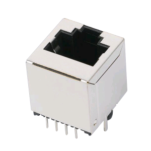 TJ-001T1A1 Single Port 10/100 BASE-TX Filtered Connector
