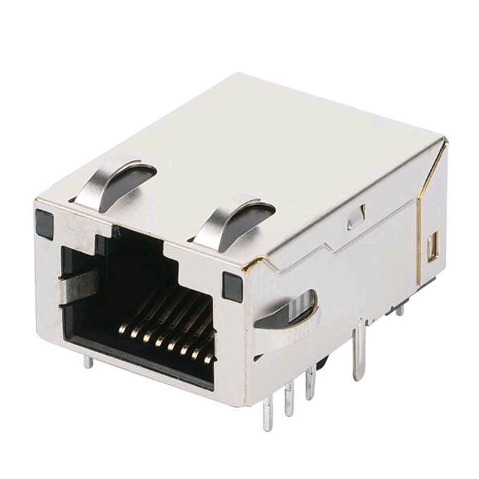 26H44022KBB3-R 26-ZZ-0004 Gold Low Profile RJ45 Female Connector 1G Featured Image