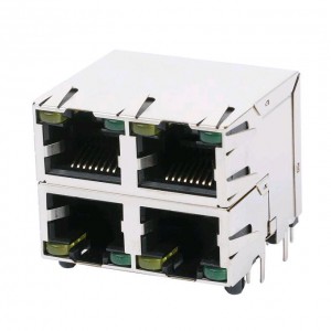 Massive Selection for HALO connector - RJSAE538104 Shielded Stacked and Ganged 2×2 RJ45 Connectors Multi-Port – Zhusun