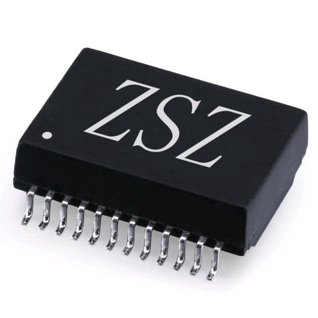 Hot New Products Single LAN Transformers - H5007NL Single Port 1GB 24 Pin SMD Ethernet Magnetics Modular Jack Filters – Zhusun