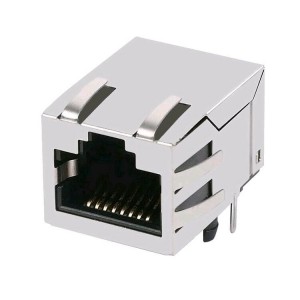 JFM38110-F851-4F 1×1 Port Tab UP 1000 Base-T Ethernet RJ45 Connector Without LED