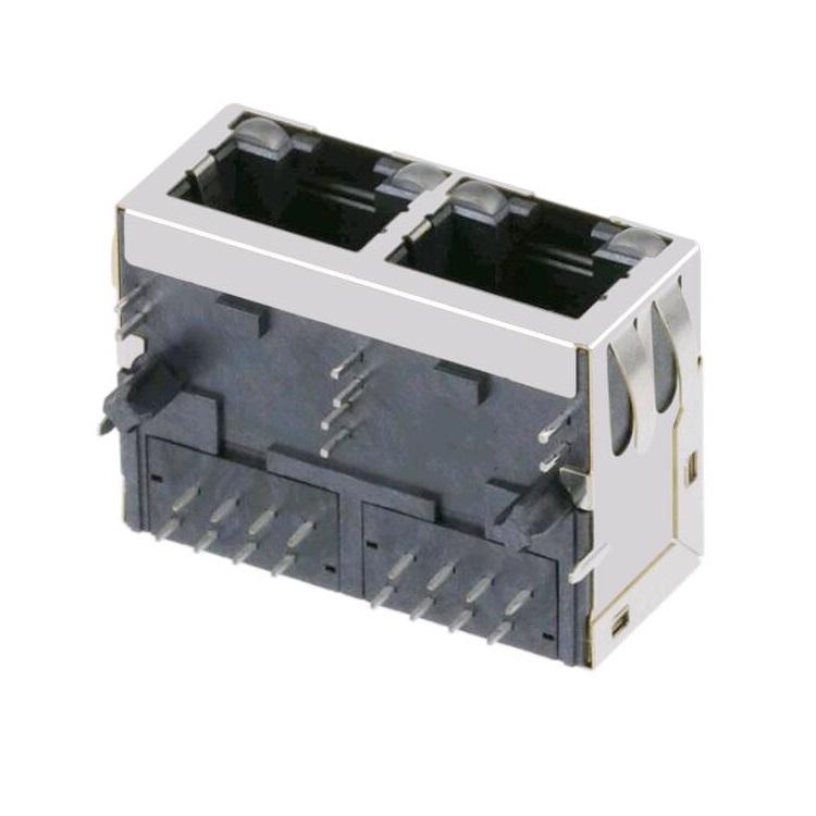 JXD1-2015NL Tab UP 1000 Base-T Ethernet RJ45 Connector 1×2 Featured Image