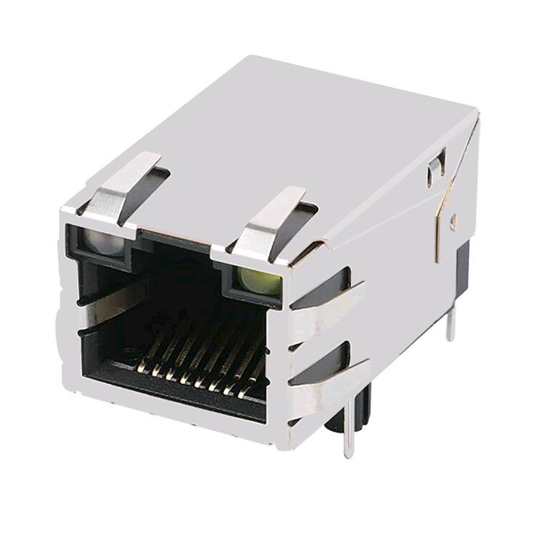 ARJE-0026 100 Base-T Ethernet Magnetics 6PIN RJ45 კონექტორის სოკეტი