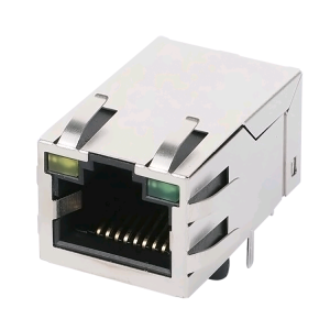 Chinese wholesale 180 Degree RJ45 Connector - ARJ11C-MCSAT-A-B-1MU2 Single Port With LED Gigabit Ethernet Jack 10Pin RJ45 Connector – Zhusun