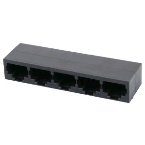 5557563-1 Unshielded Modular Jack Ethernet Connector RJ45 1×5