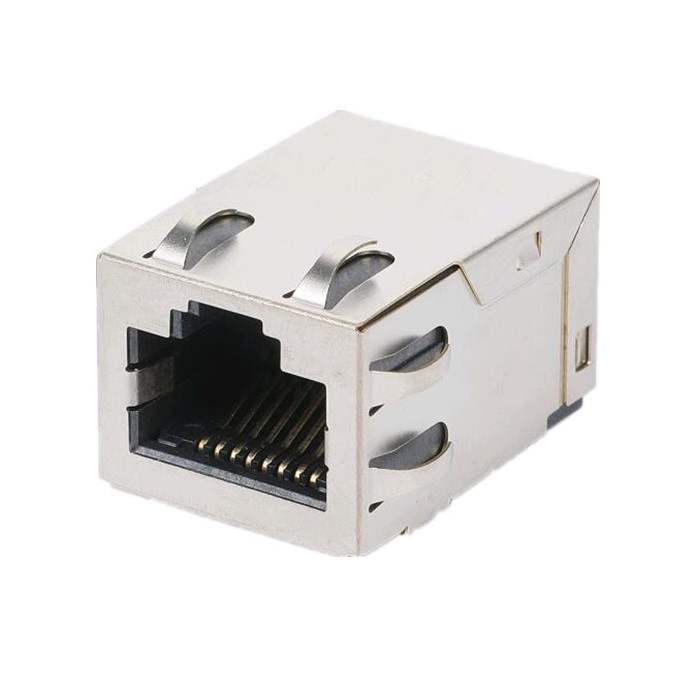Good User Reputation for double sided connector rj45 - ARJ-102S Single Port Tap Up Surface Mount 1000 Base-T RJ45 Connector SMT – Zhusun