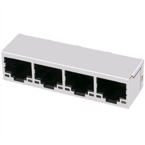 E5J88-020-01-L E5J88-020-02-L without Magnetics 1X2 RJ45 Connector For Intel Gigabit NIC