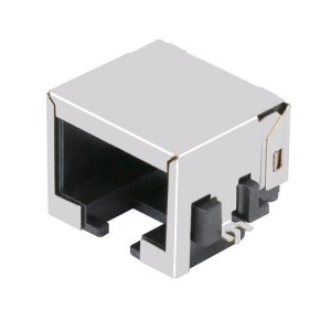 2041126-1 Sink Type Single Port Ethernet Female RJ45 Connector Mid-mount Modular Jack SMD PCB Assembly