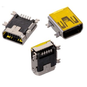 WR-COM Mini USB 2.0 Type AB SMT Horizontal 5 Contacts