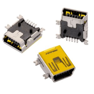 WR-COM Mini USB 2.0 Type B SMT Horizontal 5 Contacts