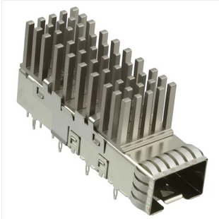 Good Quality SFP Connector - With HEAT SINK Metal Through Hole – Solder EMI Spring 0.25mm Thickness Press-Fit  SFP+ Cage Connector Cage Assembly, Data Rate (Max) 16 Gb/s, External Springs, S...