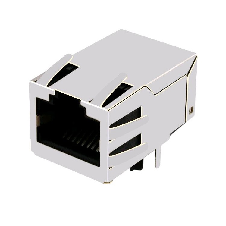 HFJT1-1G01RL Tanpa LED 1000M Ethernet RJ45 Konektor Kanthi Magnetik