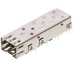 Free sample 1932002-1 Metal EMI Without Light Pipe CONN Soldering R/A SFP CAGE