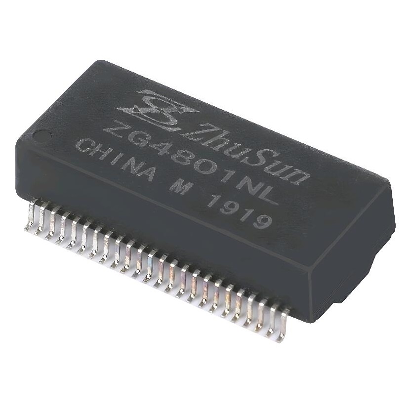 H6080NL 1000 Base-T POE kétportos 48 PIN-es LAN transzformátor szűrő IC modullal