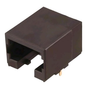 RJ45 Modular Jack Assembly 8 Position Low Profile Right Angle Surface Mount 634108185521