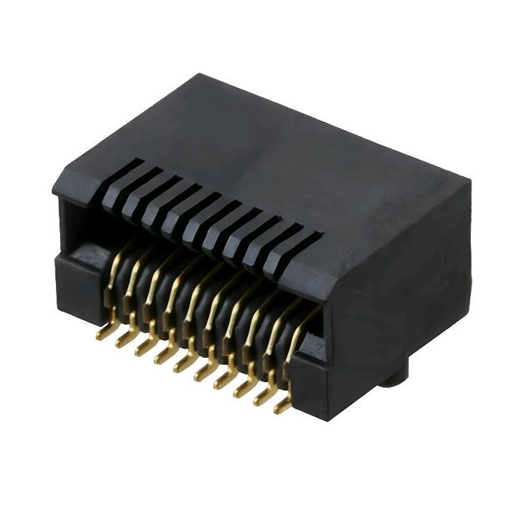 Santionany maimaim-poana CONN SFP RCPT 20POS 0.8MM SLD R/A SMD SFP connector 1888247-2