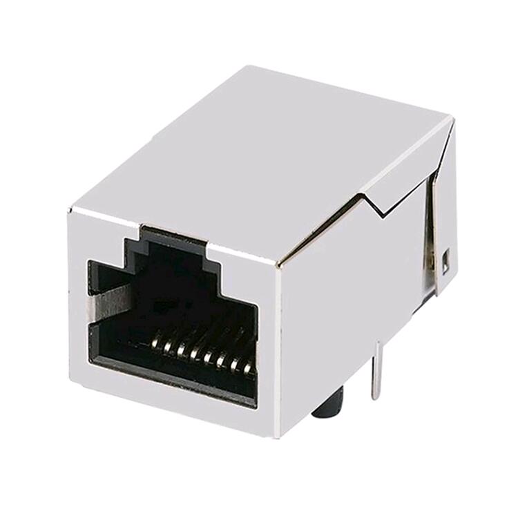 SI-51025-F Without LED 1000M Ethernet RJ45 Female Connector