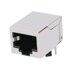 E5908-2507Q1-L 8P8C 10P10C 10P8C Modular Jack Gold Flash RJ45 Connector Without Transformer