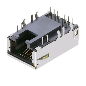 Typ dřezu FastJack 1000 Base-T Nízkoprofilový konektor RJ45 RJMG201826230ER