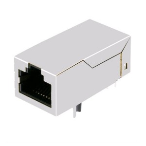 JFM38110-H221-4F Gigabit 1000 Base-T PoE Ethernet Lengthen RJ45 Connector