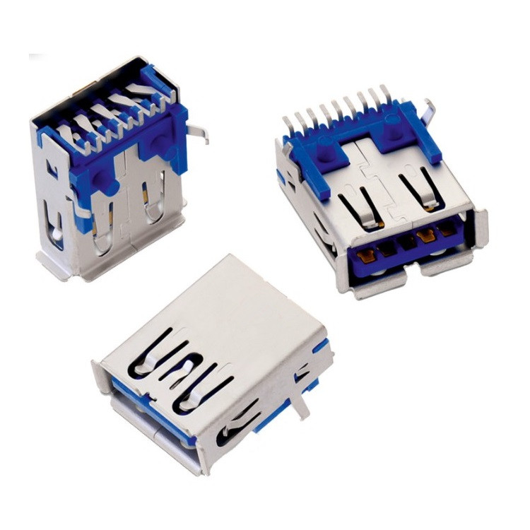 Chinese Professional female micro usb connector - WR-COM USB 3.0 Type A Horizontal SMT Connector – Zhusun