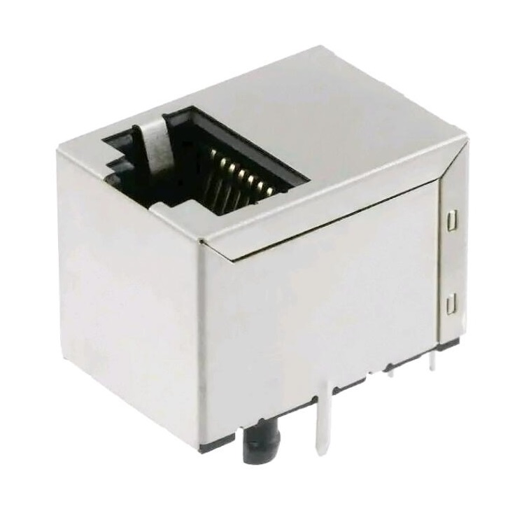 Wholesale diy mini usb connector - V891-1XX1-A1 1000 Base-T 180 Degre Vertical Jack Magnetic RJ45 Connector – Zhusun
