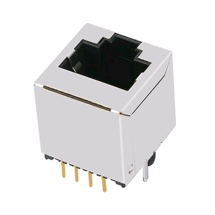 ARJ11G-MBSA-MU2 10/100 Base-T 180 Degre Vertical Jack Magnetic RJ45 Connector Without LED Featured Image