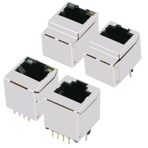 424106312 424108312 Vertical Modular Jack Modular jack With 4 ,6,8 Terminals 4P4cC/6P6C/8P8C