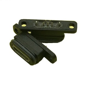 Κάθετη αδιάβροχη θηλυκή υποδοχή MICRO USB 180 μοιρών