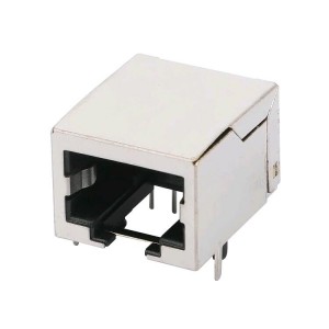 Trending Products RJ45 Connector Price - JM36111-KD20-4F Single Port 8P8C Modular Jack RJ45 T/H Connector – Zhusun