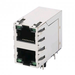 Factory Supply RJ45 Connectors Without Magnetics - 0845-2G1T-H5-F 100Base-T Ethernet Jack 14 Pin Magnetic RJ45 Connector 2X1 – Zhusun