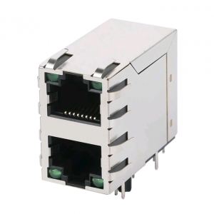 AR21-3952I 10/100 Base-T Ethernet Application 2X1 Dual Port RJ45 Connector