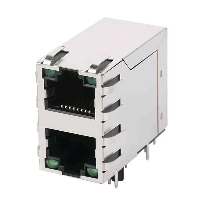 AR21-3952I 10/100 Base-T Ethernet Application 2X1 Dual Port RJ45 Connector Featured Image