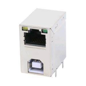 Best Price for 8P8C RJ45 Connector - SI-70008-F RJ45 Integrated USBB Computer connector RJ45+USBB Modular Jack – Zhusun
