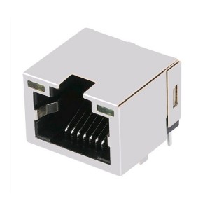 1-1734795-1 Tanpa Magnetics Modular Ethernet Panyambung Propil Low RJ45 Jack