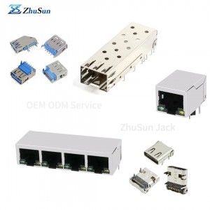 Original factory wholesale RJ45 Modular Jack SMD or THT mounting Network Connectors Ethernet Solutions