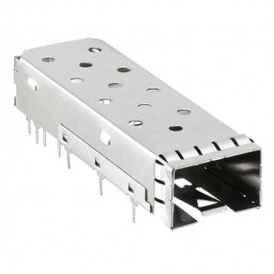 Free sample 1×1 Metal EMI Without Light Pipe CONN Soldering R/A SFP+ CAGE